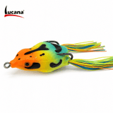 Lucana Cheeto Frog Lure 50mm 12g | Topwater Frog Bait - Orange Rainbow