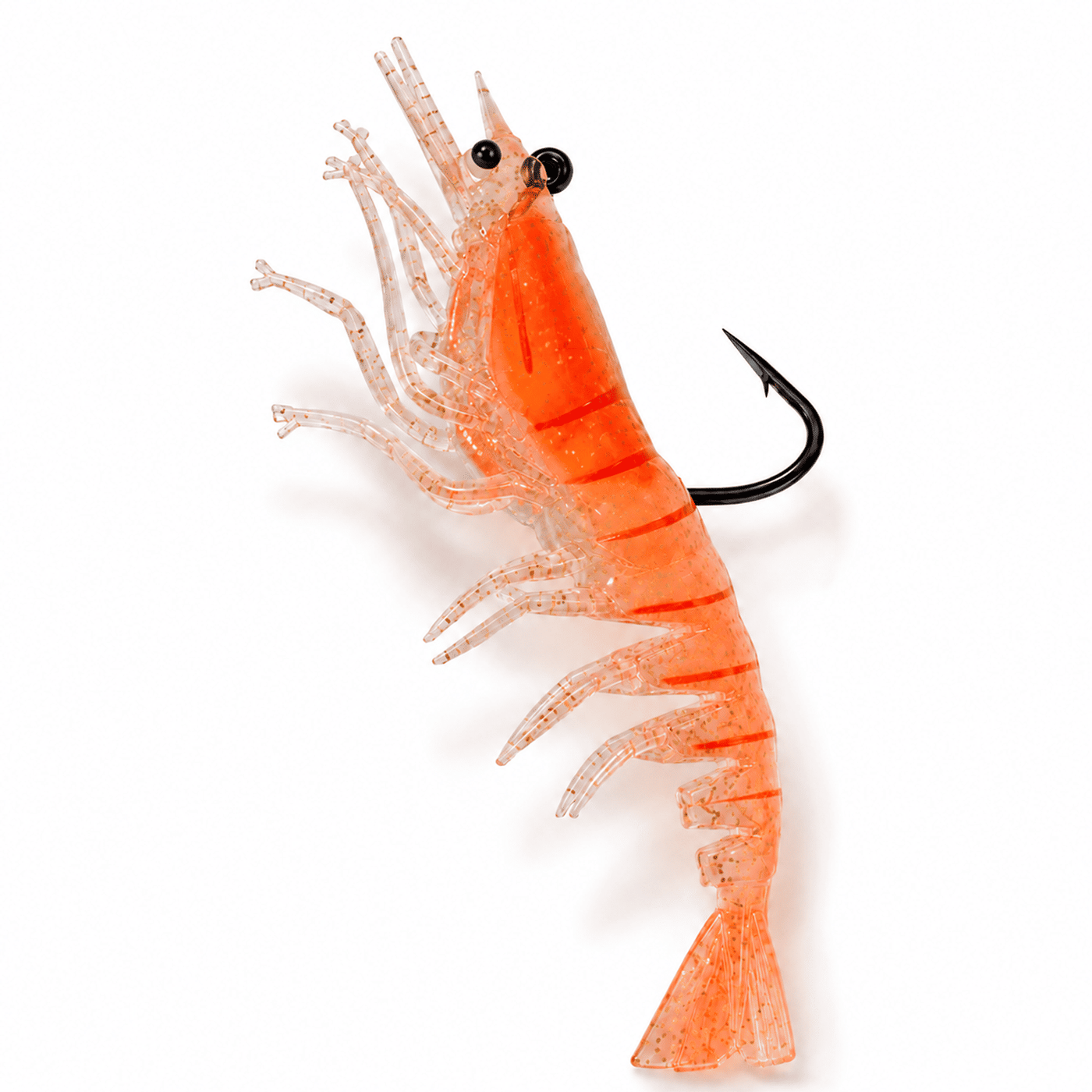 IZZAWA Glimick Shrimp Lure Orange 11cm 12g – Pack of 2