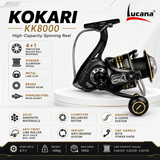 Lucana Kokari KK8000 High-Capacity Spinning Reel