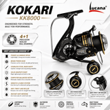 Lucana Kokari KK8000 High-Capacity Spinning Reel